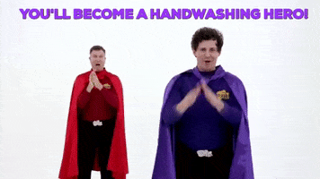 Hero Handwashing GIF by The Wiggles