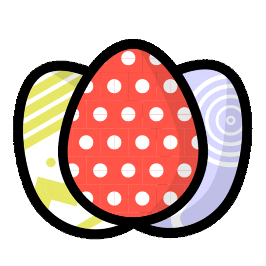 Easter Eggs Sticker by Yes Media