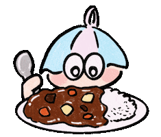 Happy Curry Sticker