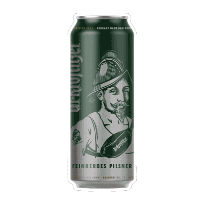 Uri Bierdose Sticker by Ur-Krostitzer