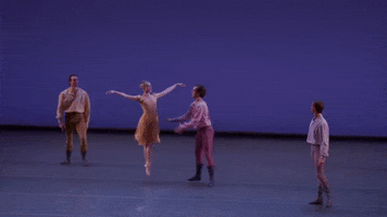 leap of faith dancing GIF by New York City Ballet