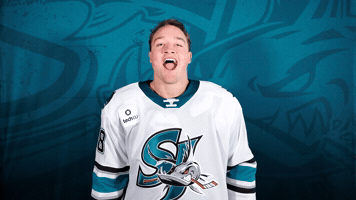 Tired Hockey GIF by San Jose Barracuda