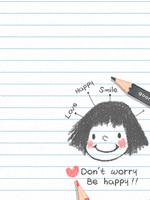 love happy smile dont worry