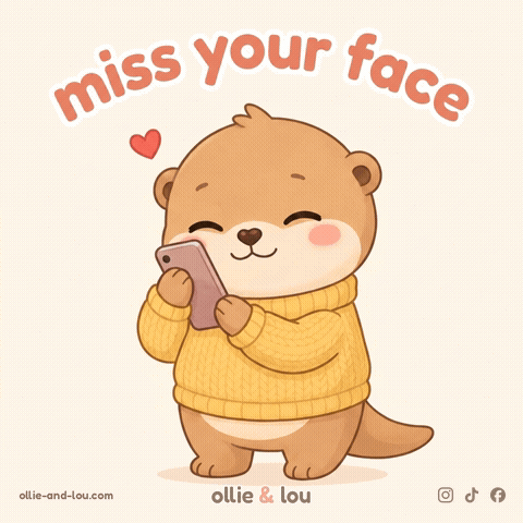 Miss U Love You GIF by Ollie & Lou