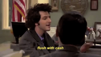 davappelt cash with flush ralphio GIF