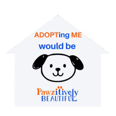 Adopt Me Black Dog Sticker by Pawzitively Beautiful