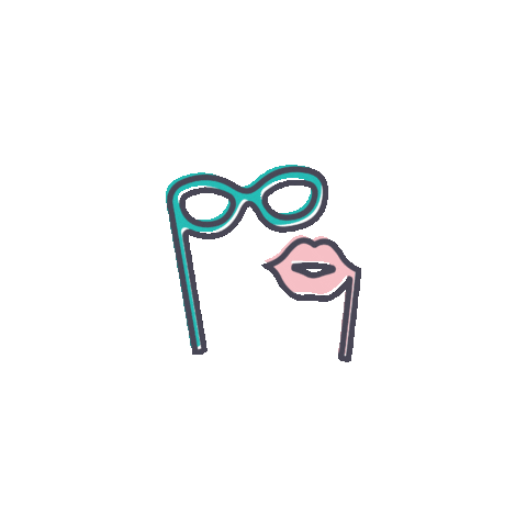 Buddy Blue Photo Booth Sticker