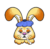 Sick Bunny Sticker