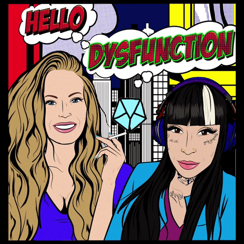 Podcast Crystal GIF by Hello Dysfunction