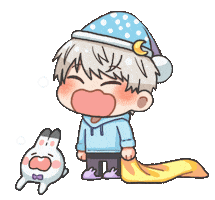 Sleepy Good Night Sticker