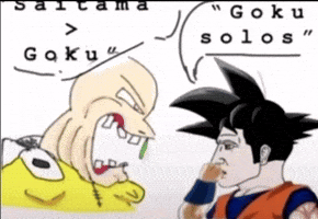 One Punch Man Goku Meme GIF