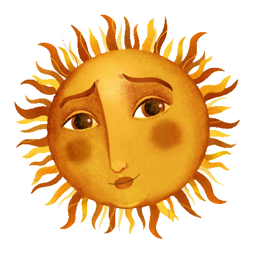 Sun Sticker