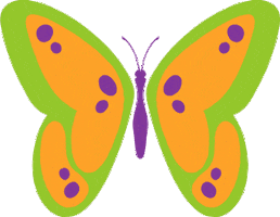Butterfly Wings Sticker by Huru International