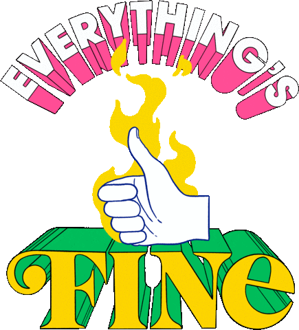 Everything Is Fine Love Sticker by Toby Triumph
