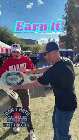 Earn It Championship Belt GIF by Tailgating Challenge