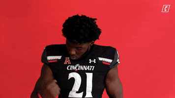 University Of Cincinnati Reaction GIF by Cincinnati Bearcats