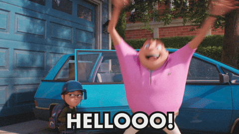 Despicable Me Hello GIF by Minions by minions