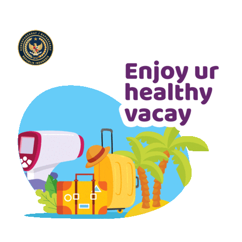 Vacation Masker Sticker by Kementerian Pariwisata dan Ekonomi Kreatif