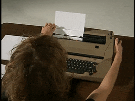 Black Tambourine Typewriter GIF by Beck