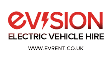 Electric Car Sticker by EVision Electric Vehicle Hire