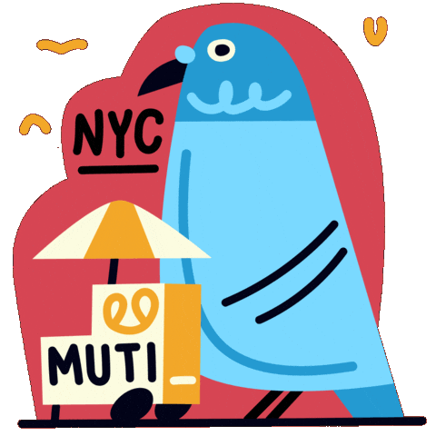 Travel Bird Sticker by MUTI