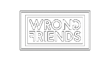 wrongfriends Sticker