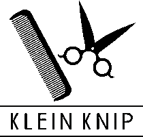 Kapsalon Klein Knip Sticker