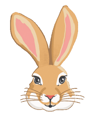 Happy Easter Bunnies Sticker