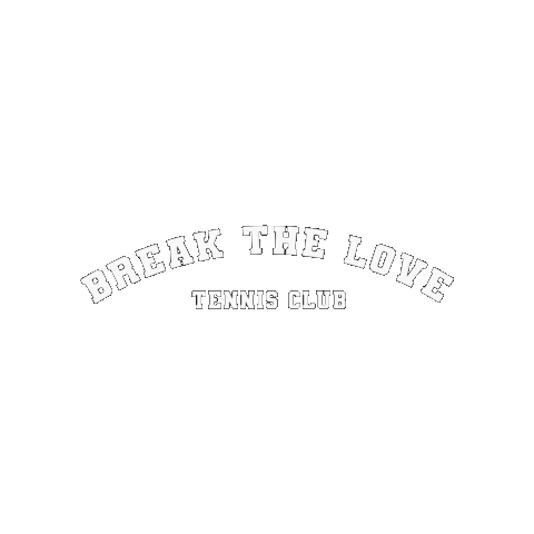 Sport Serve Sticker by Break the Love