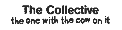 The Collective The One With The Cow On It Sticker by The Collective NZ