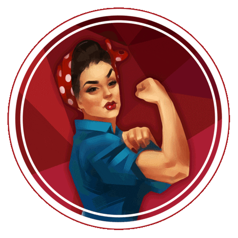 You Can Do It Woman Sticker by Vinotaria
