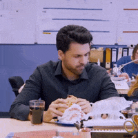 Hungry Fast Food GIF by The official GIPHY Page for Davis Schulz