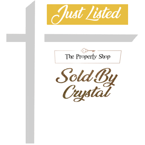Sold By Crystal Sticker