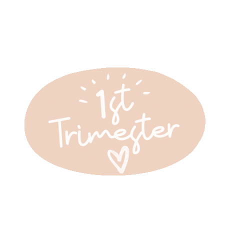 Pregnancy First Trimester Sticker