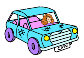 Sticker Driving Sticker by CYN
