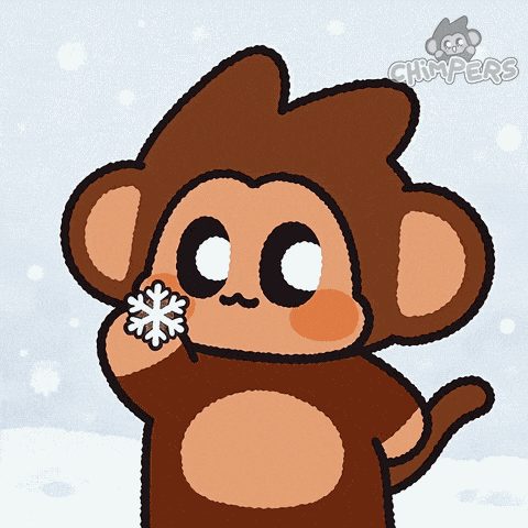 Snow Day Christmas GIF by Chimpers