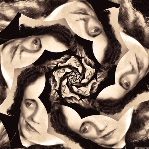 Face Spiraling GIF by RetroCollage