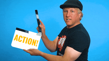 Lights Camera Action Film GIF by StickerGiant