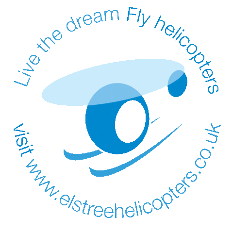 Flying Pig & Elstree Helicopters Sticker