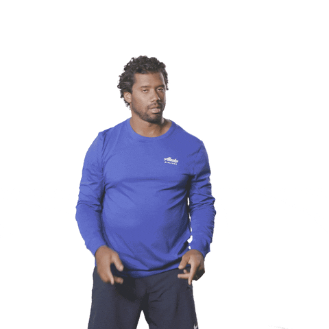 Russell Wilson GIF by Alaska Airlines - Find & Share on GIPHY