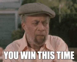 You Win This Time Reaction GIF by MOODMAN