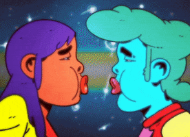 animation kiss GIF by Ian Laser