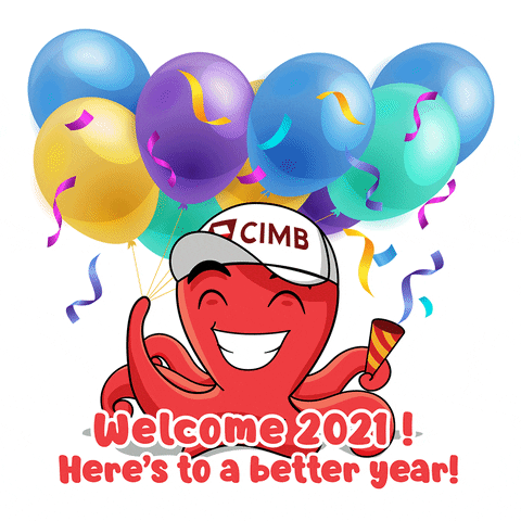 New Year Octo GIF by CIMB Bank