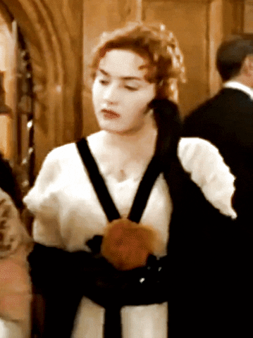 Rose Dewitt Bukater Elevator Dress Titanic 1997 GIF
