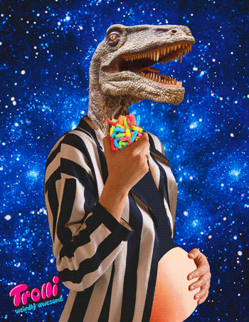 Candy Dinosaur GIF by Trolli