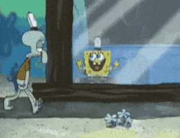 Spongebob Watching GIF