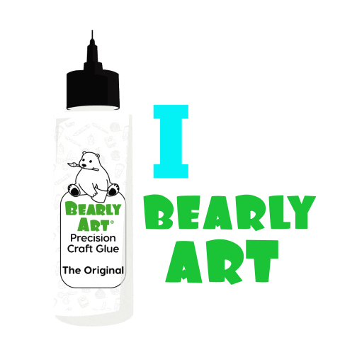 Bearly Art Precision Craft Glue - THE ORIGINAL