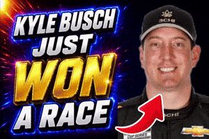 Winning Kyle Busch GIF
