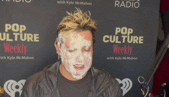 PopCultureWeekly whipped cream kyle mcmahon whipped cream on face eating whipped cream GIF