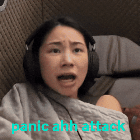 Panic Attack Screaming Girl GIF